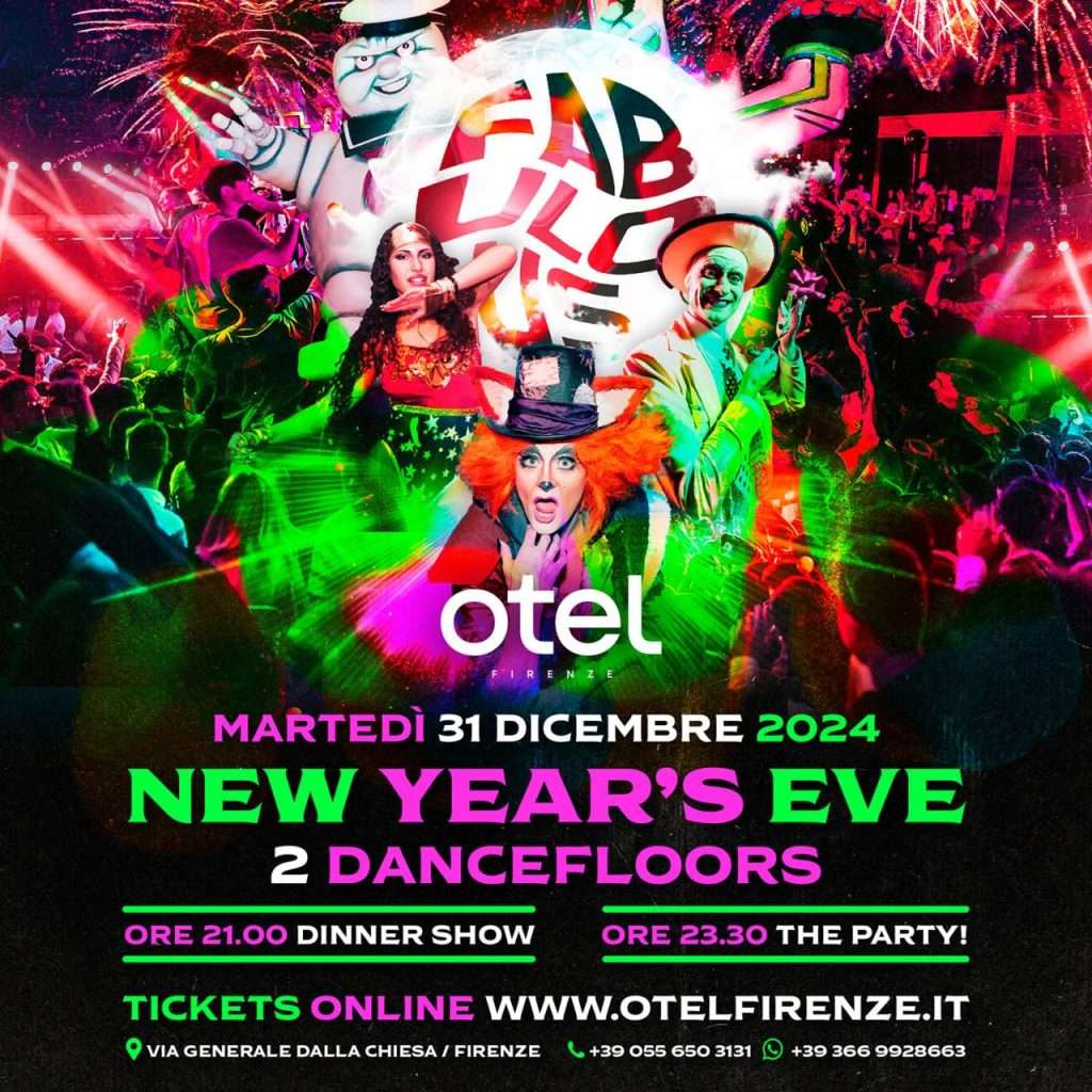 Festa di Capodanno Firenze 2025 alla discoteca Otel a Firenze
